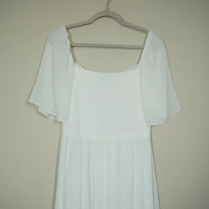 Baltic Born NEW Large Sierra Sweetheart Maxi Dress White Flutter Sleeve Bridal thumbnail 9