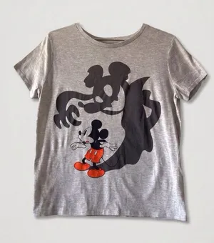 Disney Halloween Mickey Mouse Shadow Graphic Tee – Size L/XL thumbnail 1