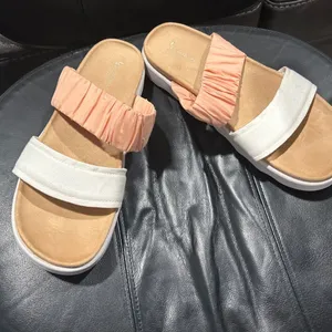 UGG Women's Sandals in Peach and White thumbnail 8