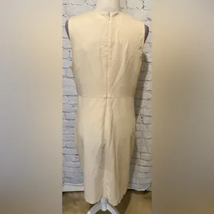 Banana Republic Cream Colored Dress size 12 thumbnail 4