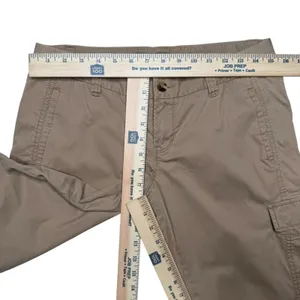 OLD NAVY Y2K Khaki Low Rise‎ Cargo Pants Pockets 2000s Women's 4 thumbnail 4