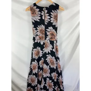 Lulus Serene Dreams Floral V Neck Maxi Dress Size Medium thumbnail 6