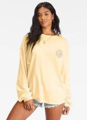 Billabong Free Your Mind Yellow Long Sleeve Tee thumbnail 1