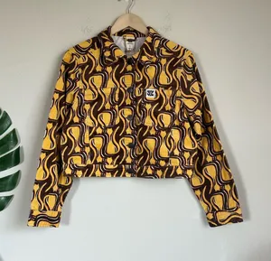 NWT Lucy & Yak Organic Corduroy Roxy Jacket in Feline Fine thumbnail 1