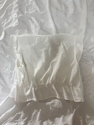 idem Ditto White Cropped V-Neck Top thumbnail 2