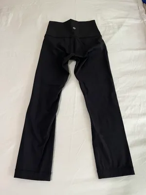 Lululemon Black Cropped Leggings thumbnail 5
