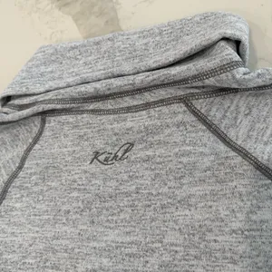 Kuhl Lea Cowl Neck Knit Sweater Dress Womens Medium HeatherGray Outdoor Gorpcore thumbnail 9