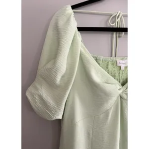 Bohme Halston Midi Dress Green‎ Women's Size Large thumbnail 9