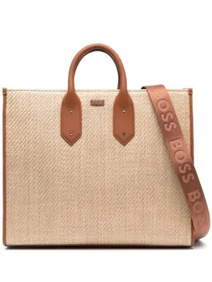 BOSS Sandy Tote in Natural Beige Womens Bag Travel Handbag thumbnail 10