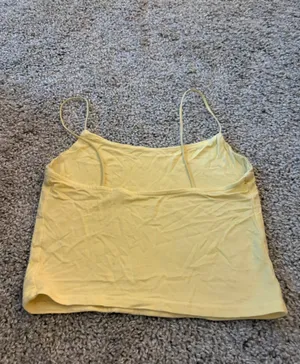 PacSun Yellow Basics Cropped Tank thumbnail 2
