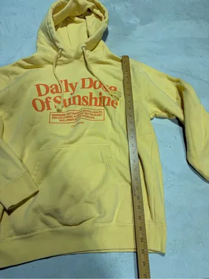 Our seasns Daily Dose Of Sunshine Yellow Hoodie Sweatshirt small thumbnail 6