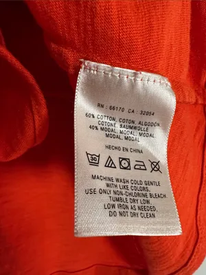 Anthropologie Leifnotes Orange Wrap Tank Top Summer Colorful Casual Sleeveless thumbnail 4