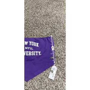 Hype and Vice NYU New York University Bandana Tube Top Purple XL NEW thumbnail 6