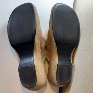 Sonoma 8 Tan Elsie Straw Suede Sherpa Lined Clog Mule Buckle Boho Fall‎ Winter thumbnail 6