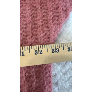 Free People Alpaca Blend V-Neck Cropped Sweater Rose Pink OB1010814 Small thumbnail 3
