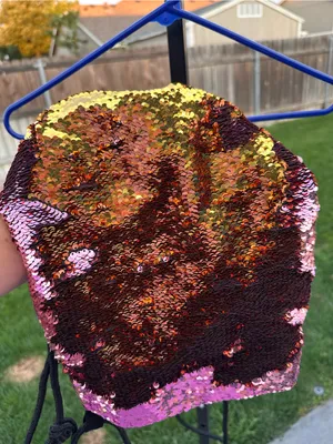 Cinch sequin backpack thumbnail 4