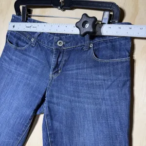 Vintage Y2K American Eagle Jeans Women's 8 Real‎ Flare Pockets Inseam 30" thumbnail 4