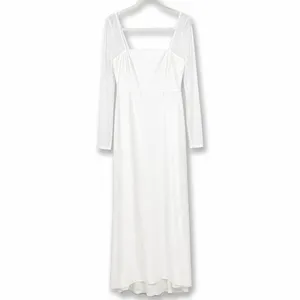 Lulus Luxe Bridal Lovingly Yours White Mesh Long Sleeve Wedding Maxi Dress XL thumbnail 6