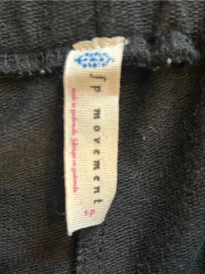Free People Sunny Skinny Sweatpants In Black thumbnail 4