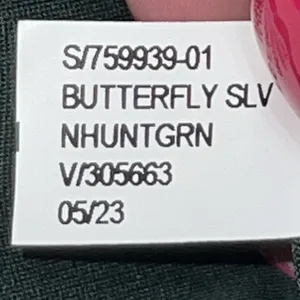 NWT Banana Republic Soraya Butterfly Sleeve Midi Dress Hunter Green Size 8 Vneck thumbnail 13