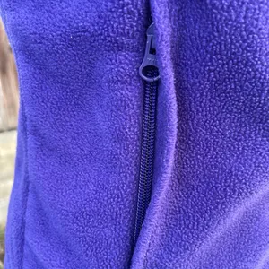 Columbia Women's Purple Fleece Vest Small outdoor comfy cabin fall thumbnail 2