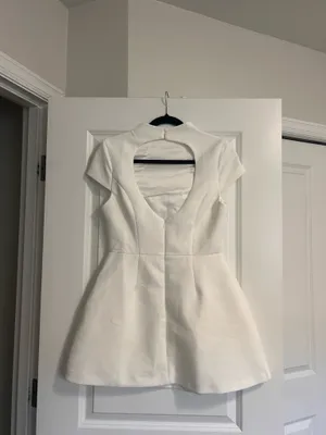New Showpo Savanna High Neck Cap Sleeve Mini Dress Size Small MSRP $109 thumbnail 7