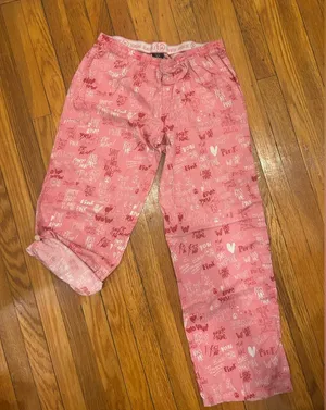 PINK Victoria’s Secret Vintage Graffiti Pajama Pants thumbnail 1