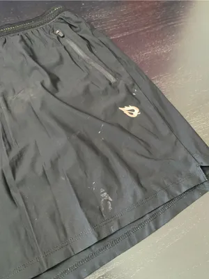 Baleaf Black Athletic Shorts with Logo thumbnail 3
