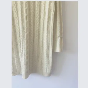 BB Dakota Alaska‎ Womens L Cable Knit Cowl Neck Sweater Dress Ivory Cream thumbnail 14