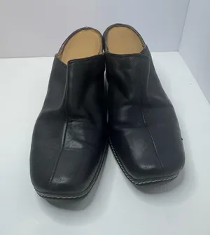 Rockport Black Leather Mules Size 7.5 thumbnail 1