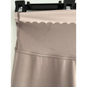 Aerie Offline Real Me High Waisted Leggings Taupe Scalloped Hem Size M‎ thumbnail 3