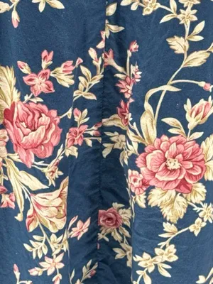 Vintage Lauren Ralph Lauren floral button front maxi skirt with ruffle size 16 thumbnail 4