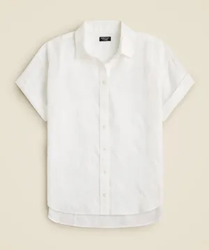 J. Crew Capitaine shirt in Baird McNutt Irish linen thumbnail 1