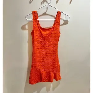 Ces femme Women Small Two Orange and Black Sleeveless Mini Dress Bundle thumbnail 7
