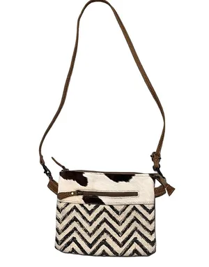 Myra Bag Mixed Media Staggering Crossbody Bag thumbnail 1
