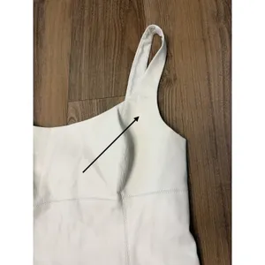 Maeve Anthropologie 90s Faux Leather Cream Mini Tank Dress Classic Minimalist thumbnail 6