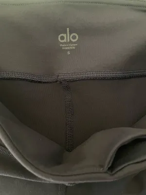 Alo yoga navy blue mesh moto leggings size small thumbnail 7