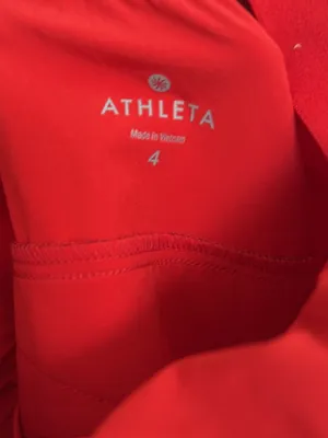 Athleta Red Strapless Dress thumbnail 2