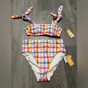 Kona Sol Plaid Bikini Set thumbnail 2