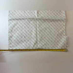 Diane Von Furstenberg White and Gray Patterned‎ Dust Bag Size 16.5”x15” thumbnail 5