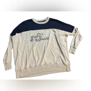 aerie Womens Happy Camper “Good Times” Sweatshirt‎ Cozy Loungewear Comfort Sz XS thumbnail 5