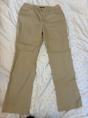 Jones New York stretch easy care khakis thumbnail 3