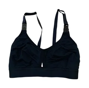 Simple Wishes Hands Free Pumping Bra Black‎ Full Cup Nursing Bra Small thumbnail 1