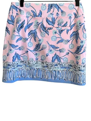 Lilly Pulitzer Luxletic UPF Monica Golf Skort Pink Tropics Par Tee Time Golf 00 thumbnail 8