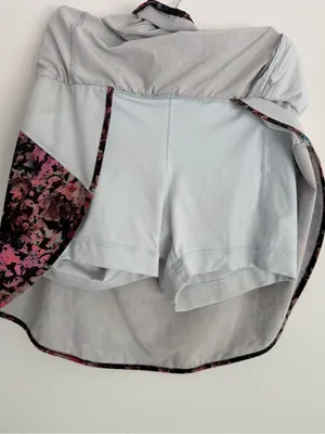 Lululemon Hotty Hot High Rise Skirt Skort Black Stencil Blossom Size 4 W8AF2T thumbnail 8