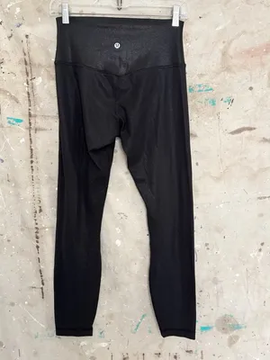 Lululemon Align High-Rise Pant 25" Shine, Radiate Foil Print Black thumbnail 4