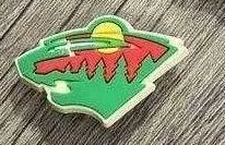Minnesota Wild Hockey Team Charm For Crocs Shoe Charms - 2 Pieces thumbnail 1