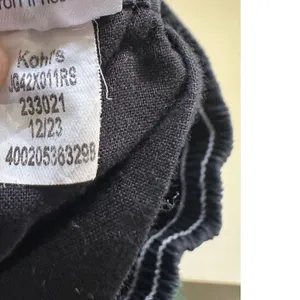 SO‎ High Rise Parachute Cargo Pants Black Contrast Stitch M Gorpcore Grunge thumbnail 5