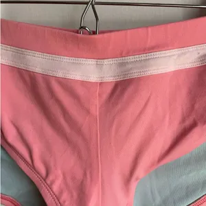 Vintage 90s J. Crew Salmon Swim Boy Short Bikini Bottom - Large thumbnail 2