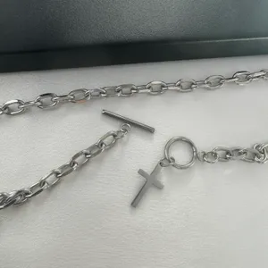 Cross Pendant Necklace for Men Women Streetwear Punk Hip Hop Unisex Style thumbnail 3